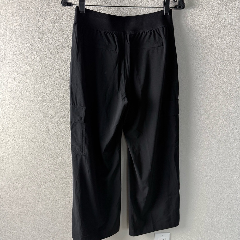 Athleta Brooklyn Heights High Rise Cargo Pant Black Casual Athleisure Women’s 2 - Picture 9 of 13